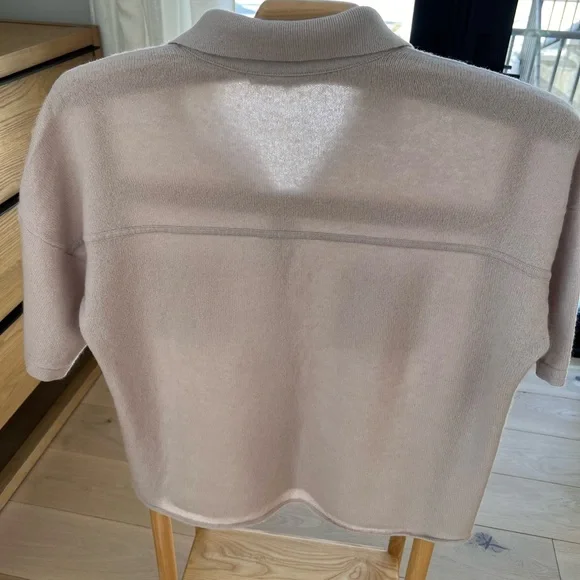 NakedCashmere Rue Button -Up Light Dusty Rose Shirt. size S - Picture 11 of 16